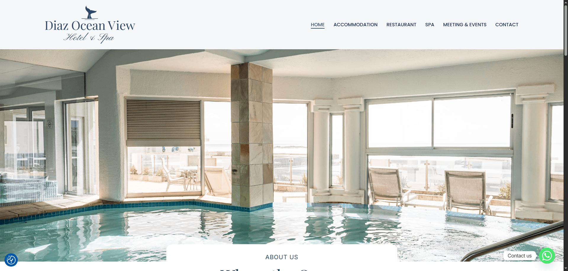 Diaz Ocean View Hotel website